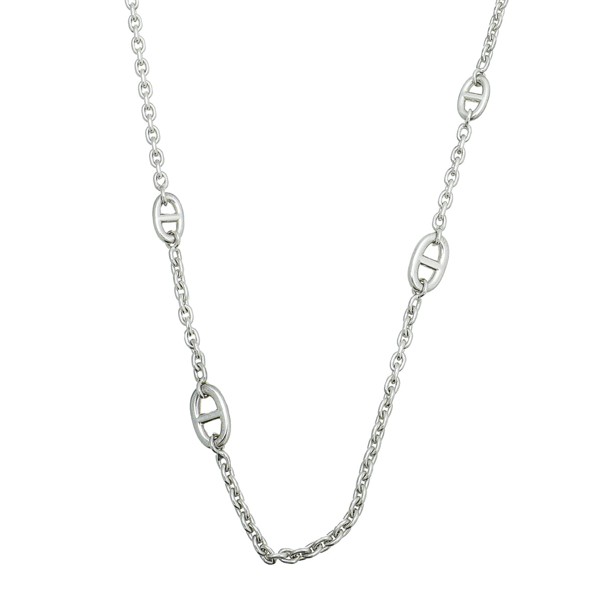 925 Sterling Silver Custom Greek Key Hermes Rolo Link Chain Necklace  Bracelet