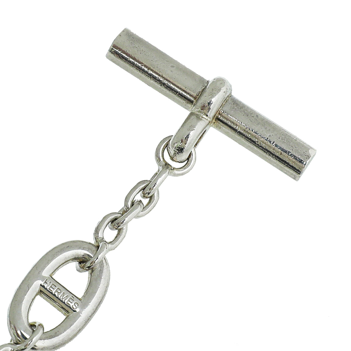 Hermes Sterling Silver Farandole 160 cm Long Necklace