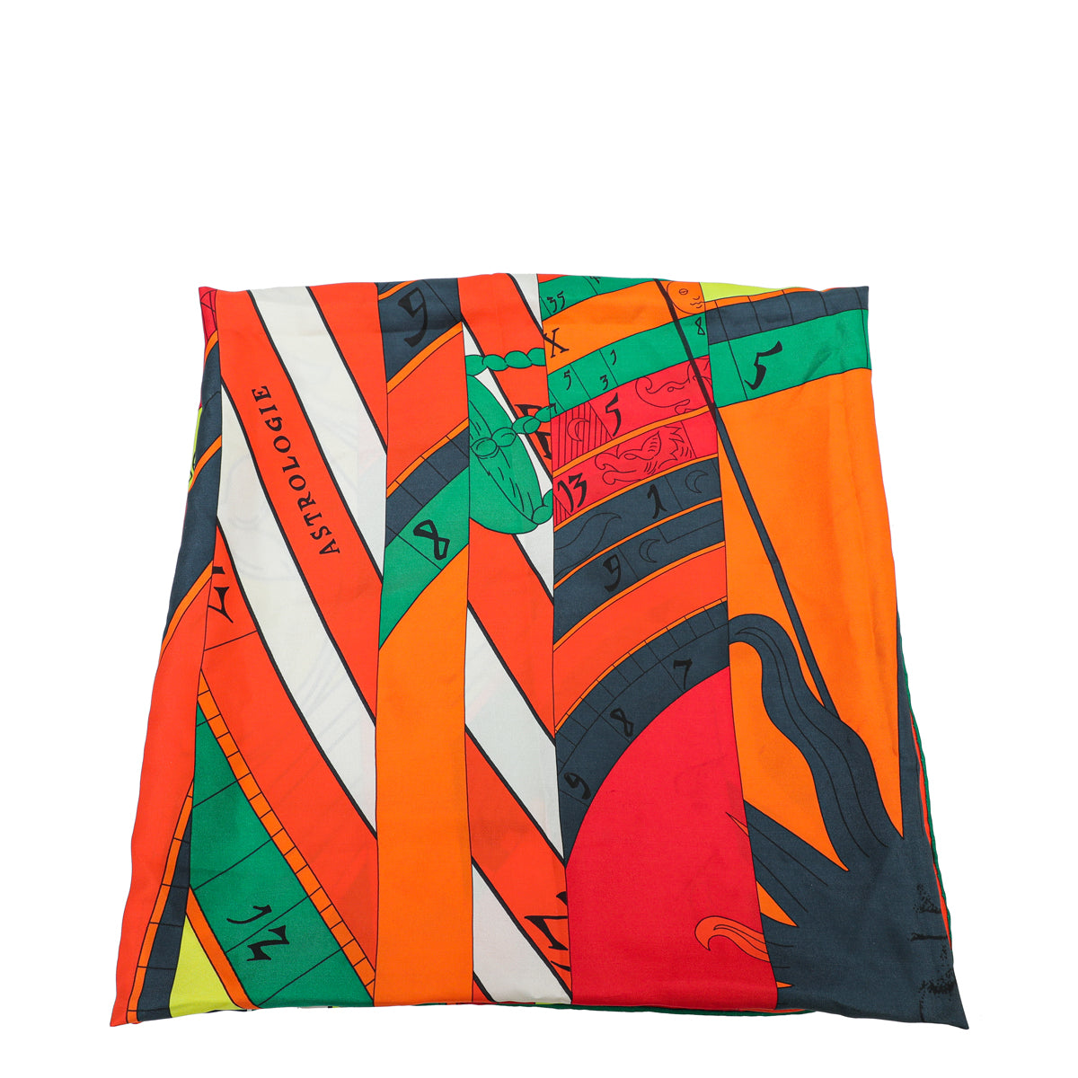 Hermes Multicolor Astrologie Nouvelle Silk Scarf-Hermes-THE CLOSET