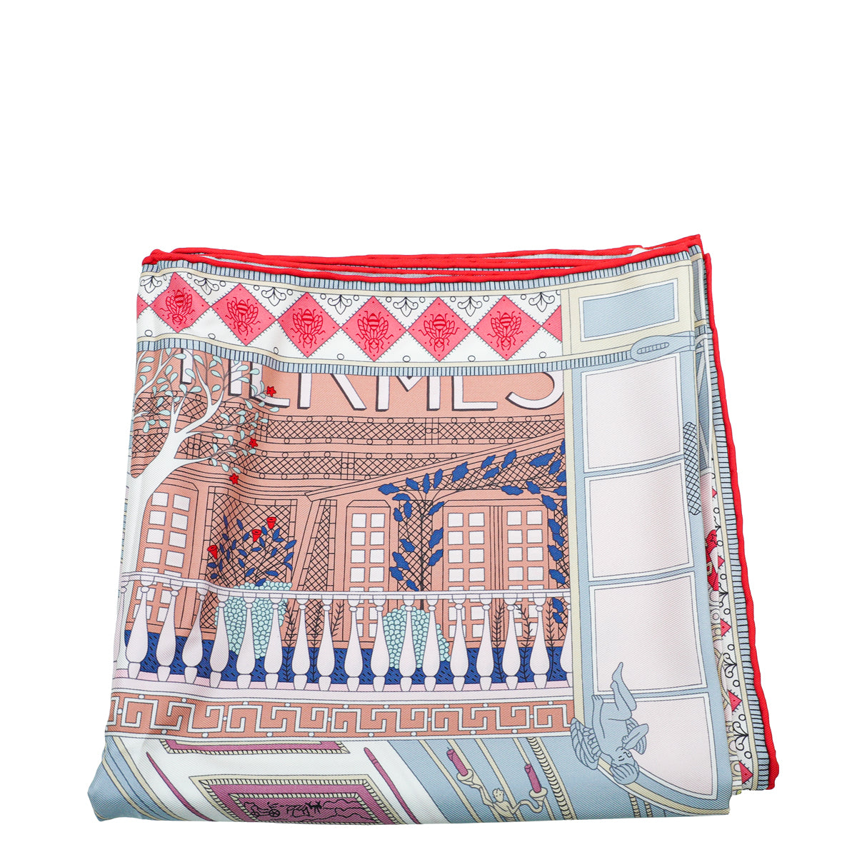 Hermes Multicolor Objets De Curiosite 90 Scarf-Hermes-THE CLOSET