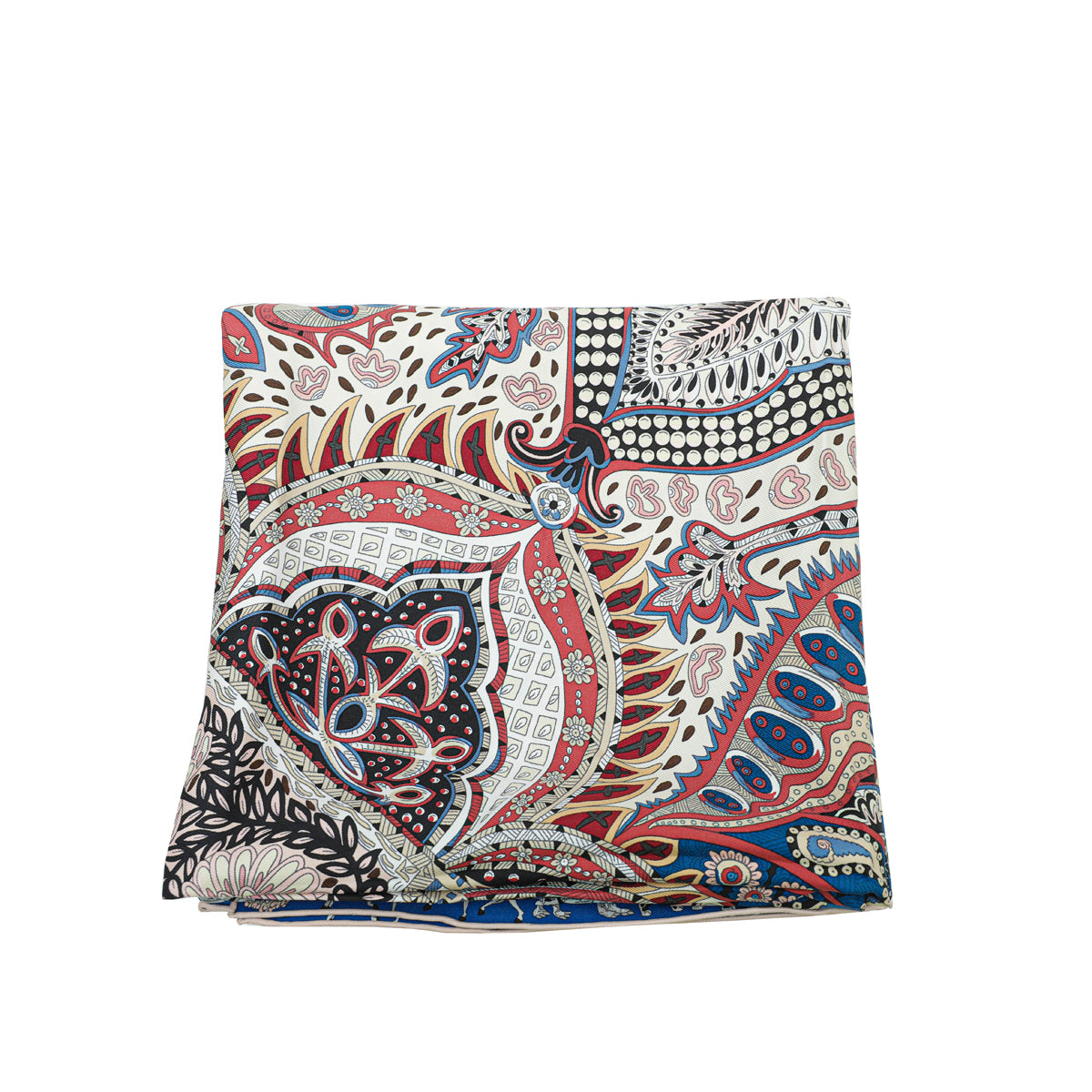 Hermes Tricolor Jardin De La Maharani Silk Scarf-Hermes-THE CLOSET