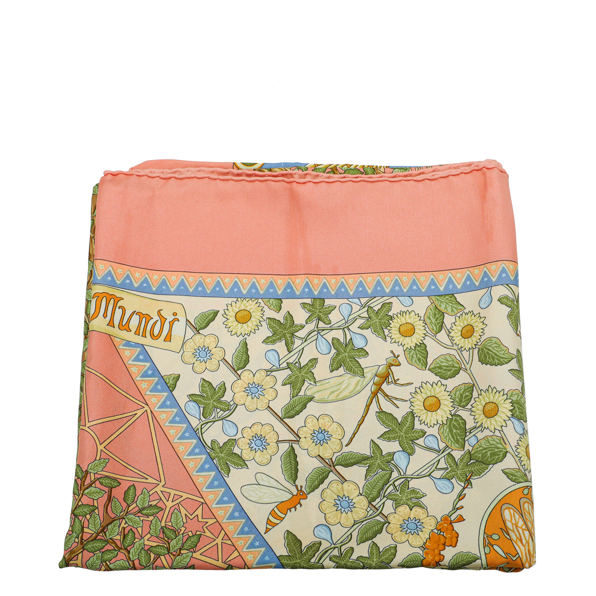 Hermes Multicolor Axis Mundi Silk Scarf-Hermes-THE CLOSET