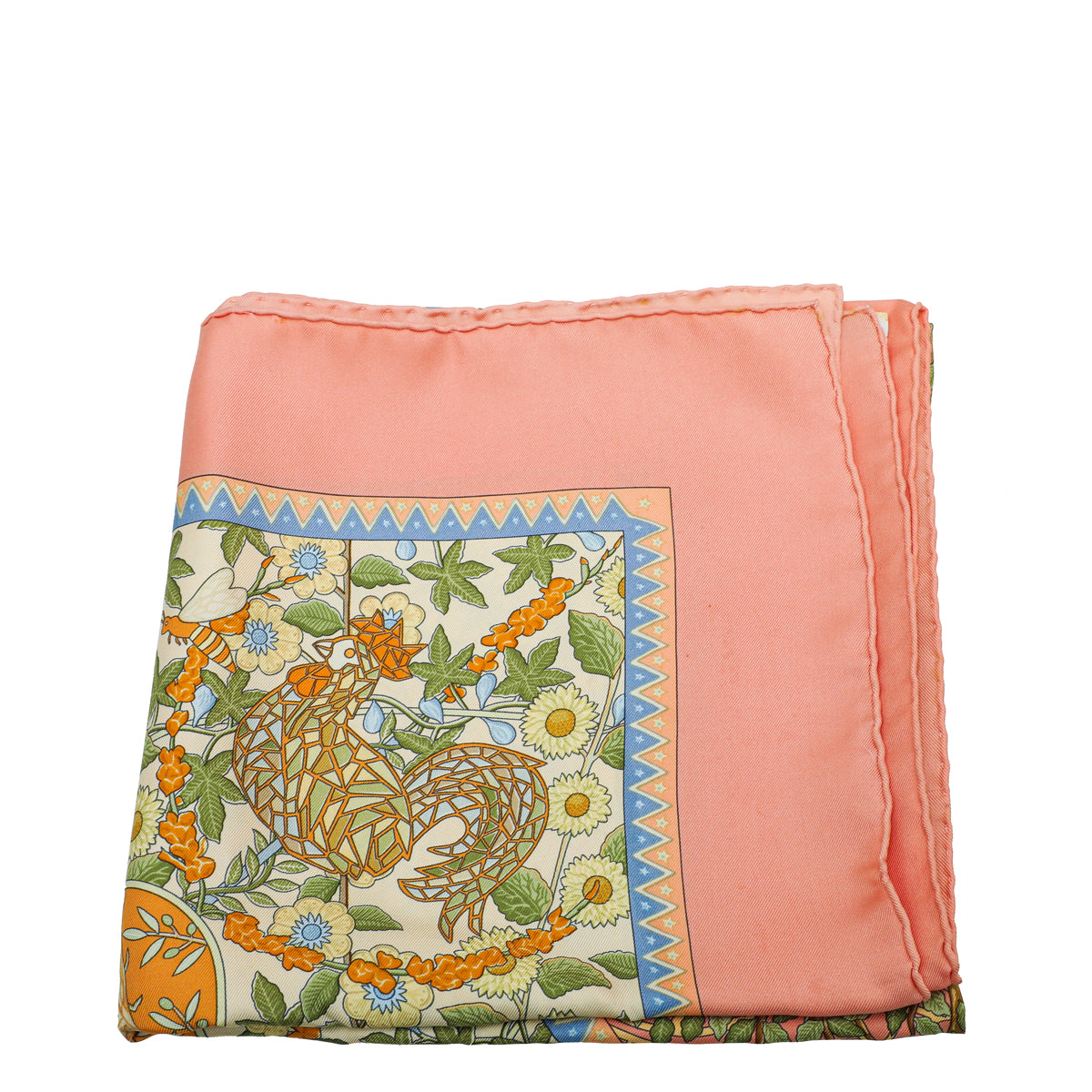 Hermes Multicolor Axis Mundi Silk Scarf-Hermes-THE CLOSET