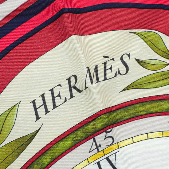 Hermes Multicolor Parmi Les Fleurs Silk Scarf