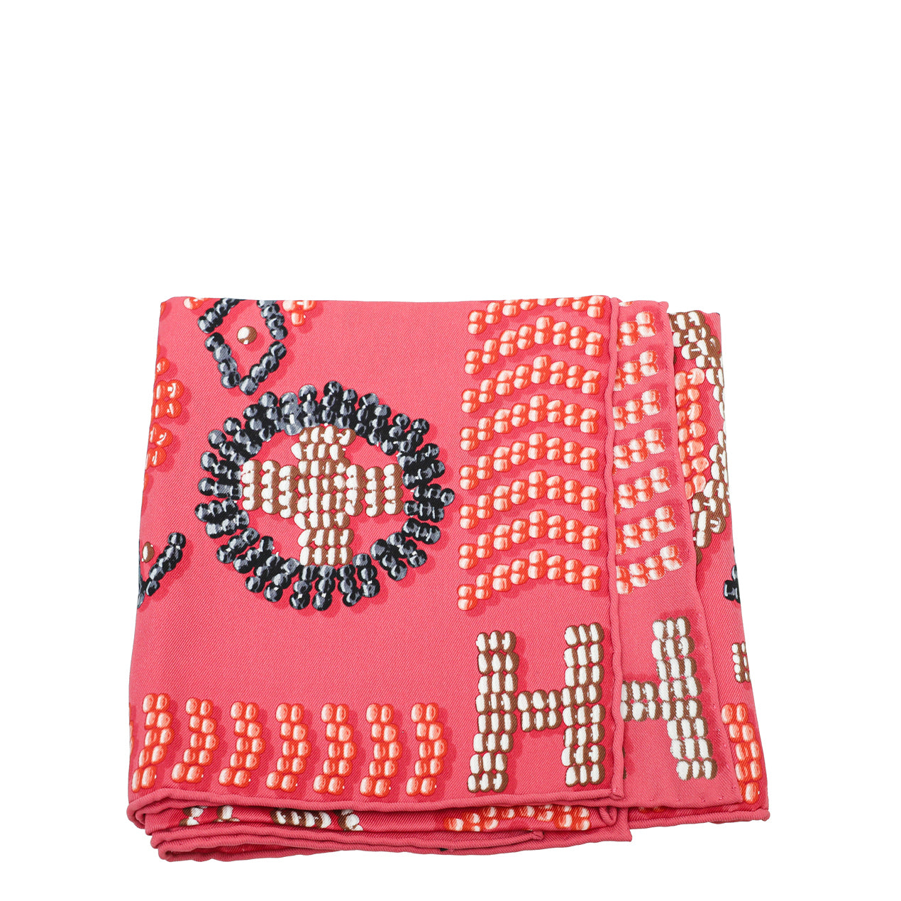 Hermes Multicolor Kelly En Perles Silk Scarf-Hermes-THE CLOSET