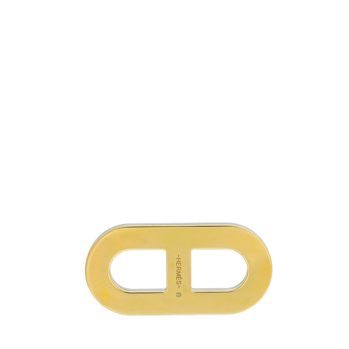 Hermes Two Tone Chaine D'Ancre Recto Verso Scarf Ring-Hermes-THE CLOSET