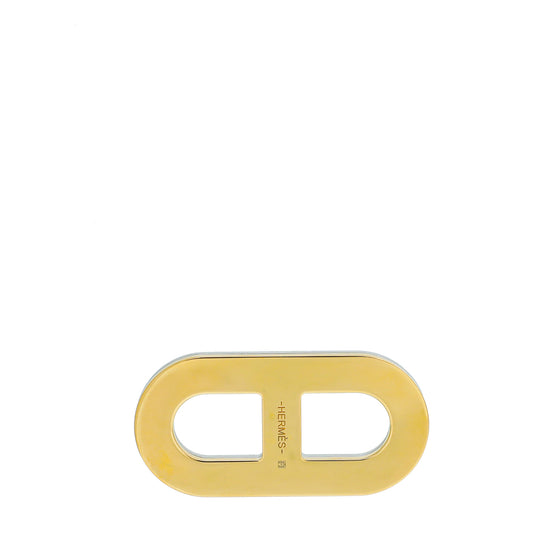 Hermes Two Tone Chaine D'Ancre Recto Verso Scarf Ring