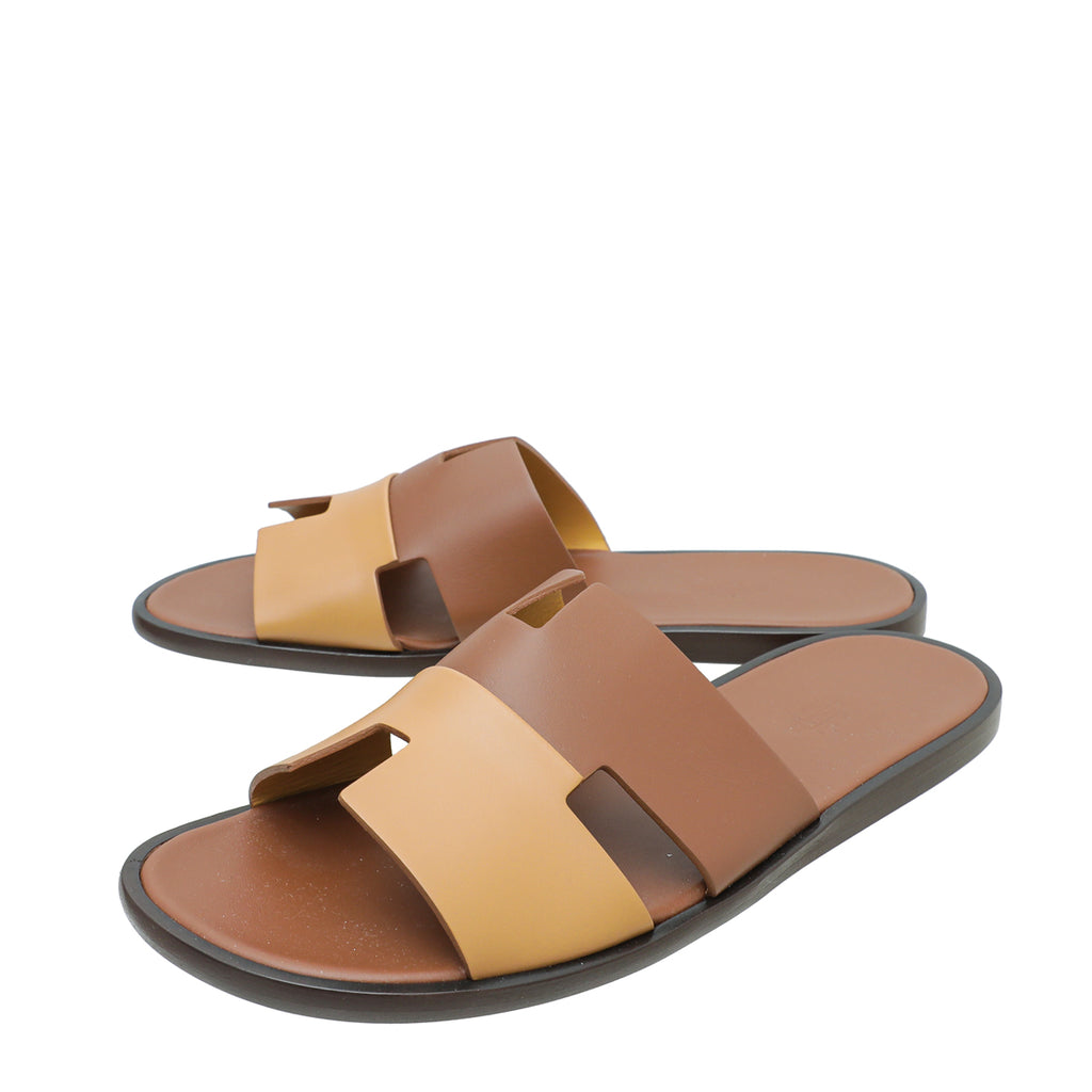 Hermes Bicolor Izmir Epsom Leather Sandal 42 – The Closet