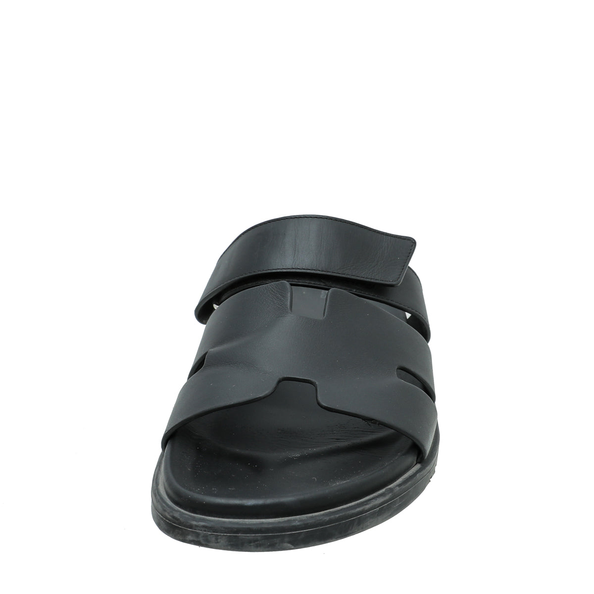 Hermes Noir Chypre Men's Sandal 42.5-Hermes-THE CLOSET