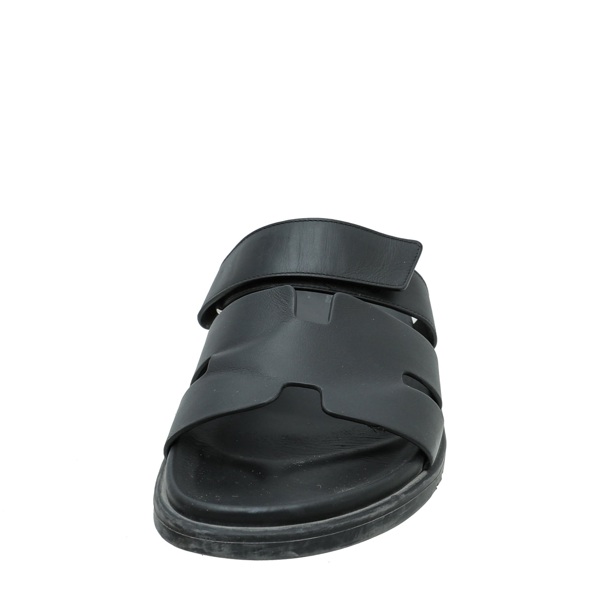 Hermes Noir Chypre Men's Sandal 42.5
