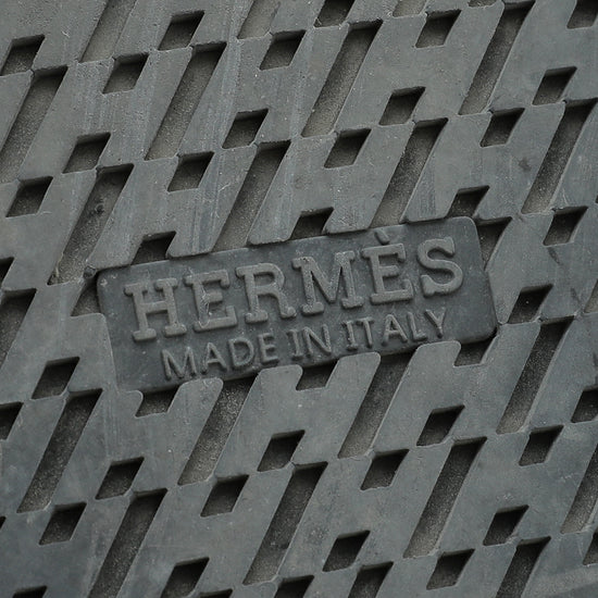 Load image into Gallery viewer, Hermes Noir Chypre Men&amp;#39;s Sandal 42.5
