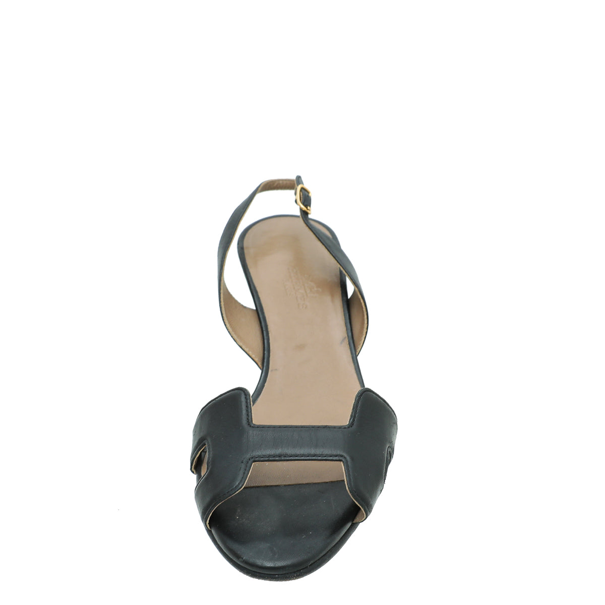 Hermes Noir Premiere 70 Sandals 37-Hermes-THE CLOSET