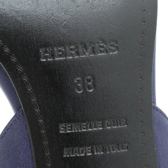 Hermes Bicolor Premiere 70 Sandal 38