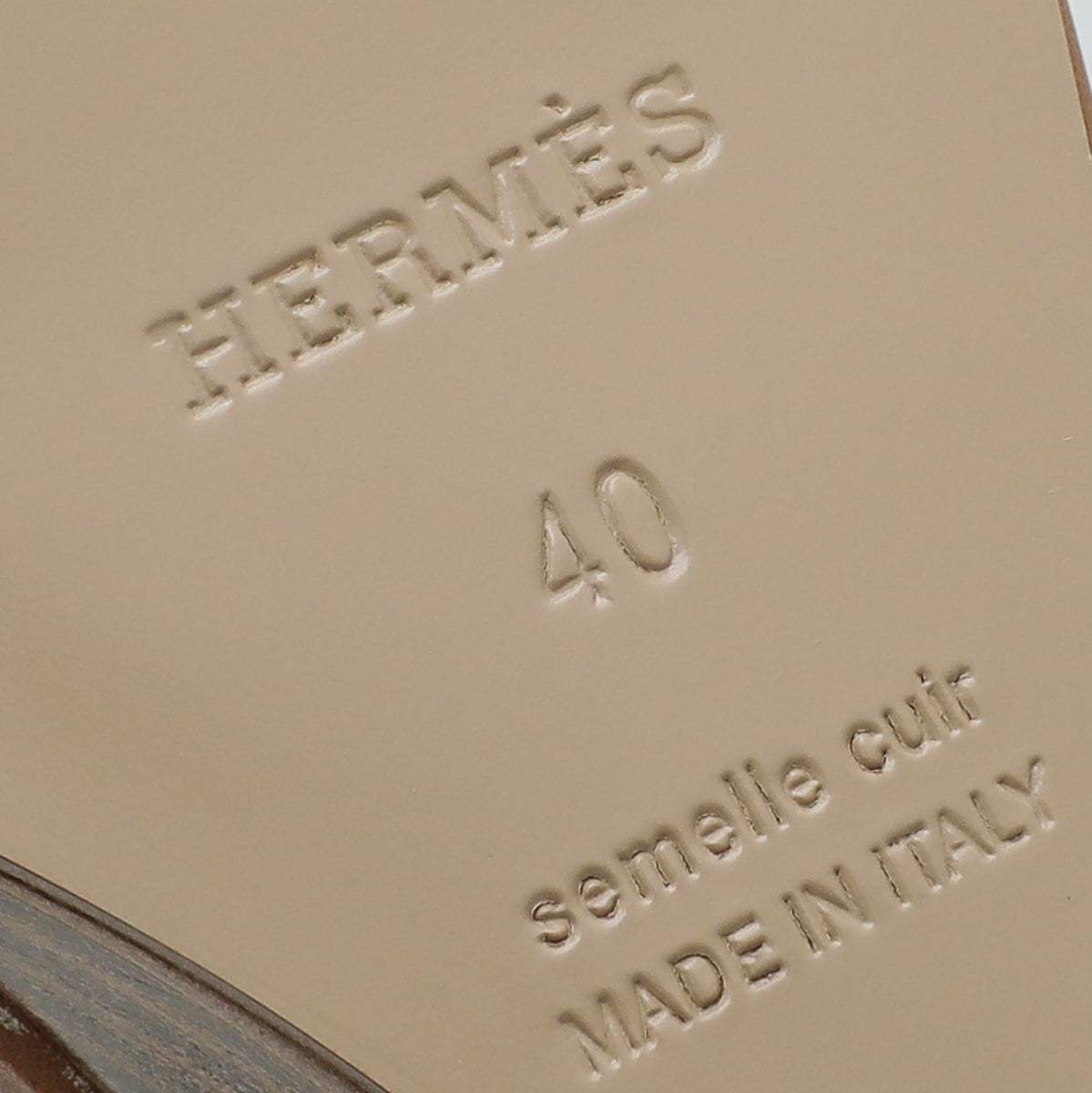 Hermes Gold Legend Sandal 40