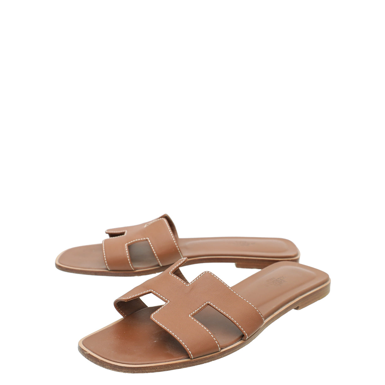 Hermes Gold Oran Sandal 39-Hermes-THE CLOSET