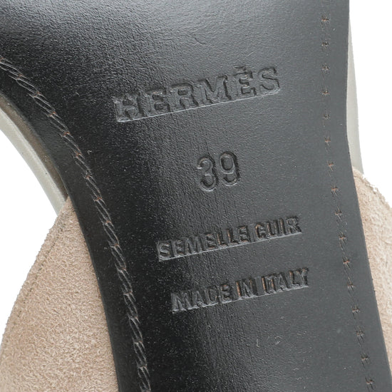 Hermes Bicolor Night 70 Sandals 39