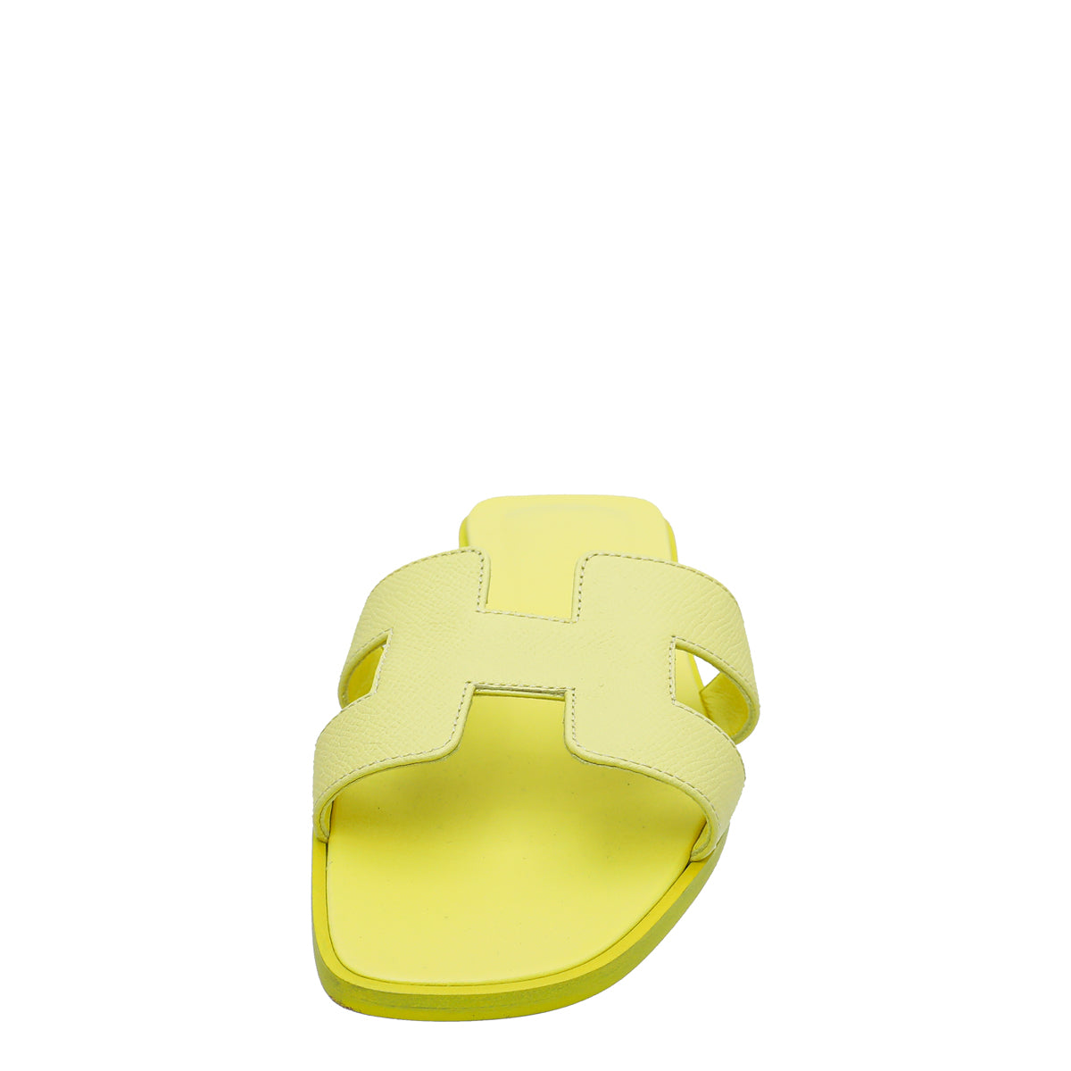 Hermes Jaune Curcuma Oran Sandals 39-Hermes-THE CLOSET