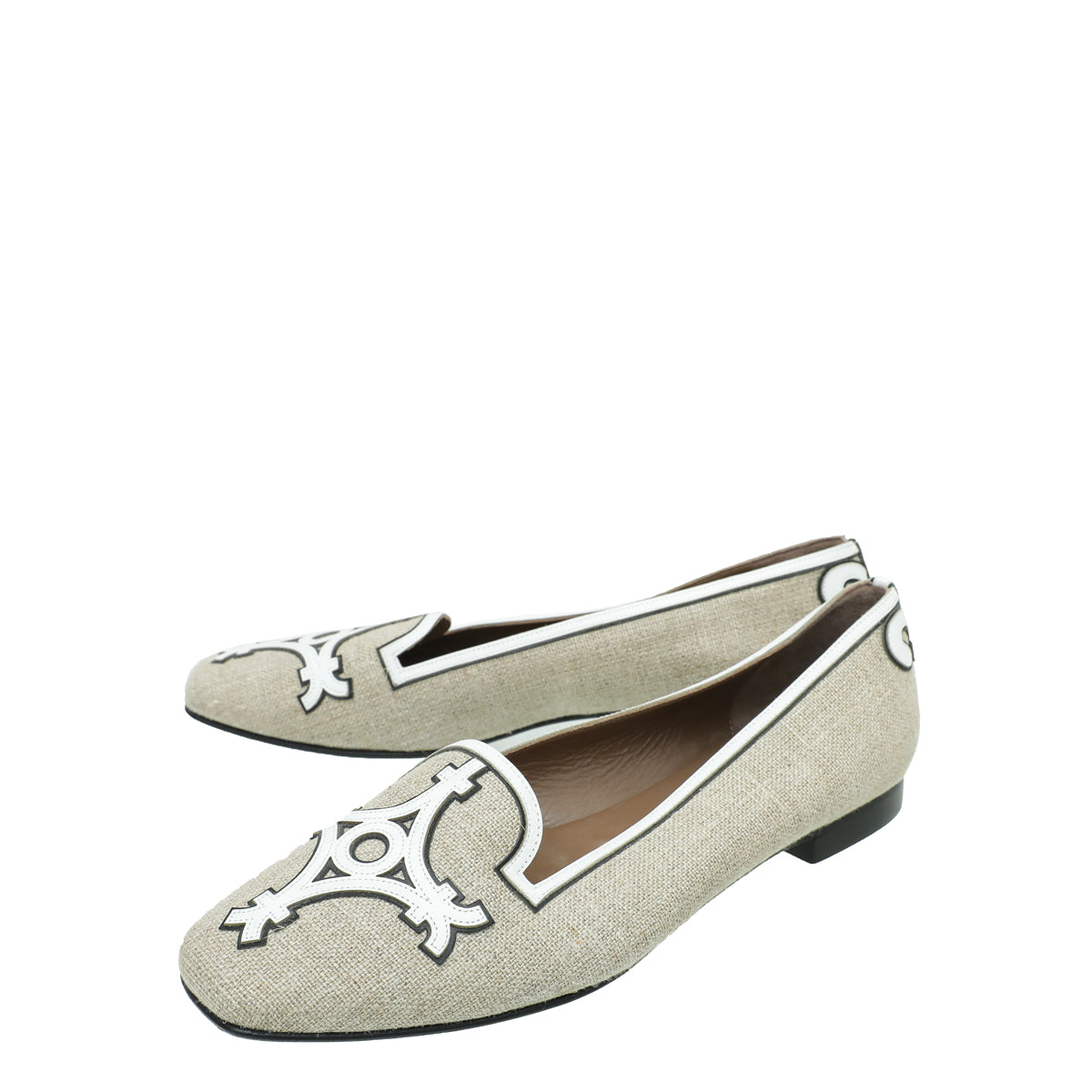 Hermes Bicolor Flat Ballet 37.5-Hermes-THE CLOSET