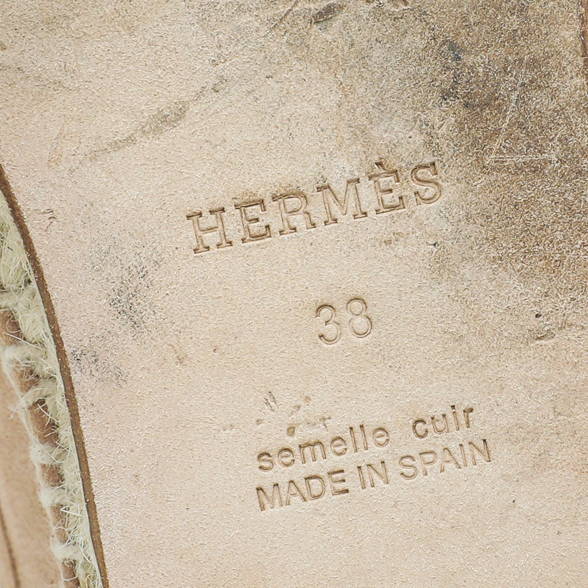 Hermes Bois De Santal Trip Espadrille 38