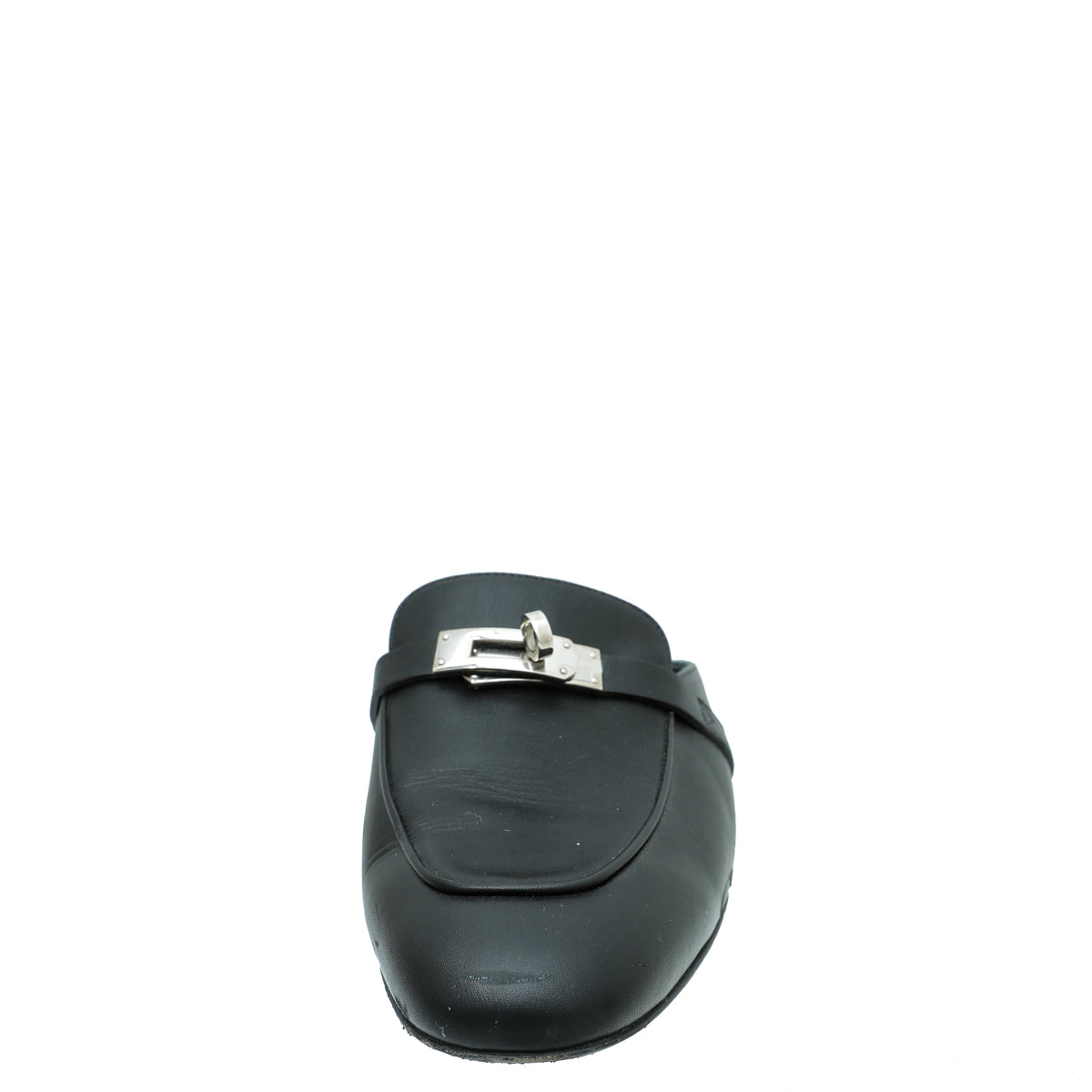 Hermes Noir Oz Mule 39.5-Hermes-THE CLOSET