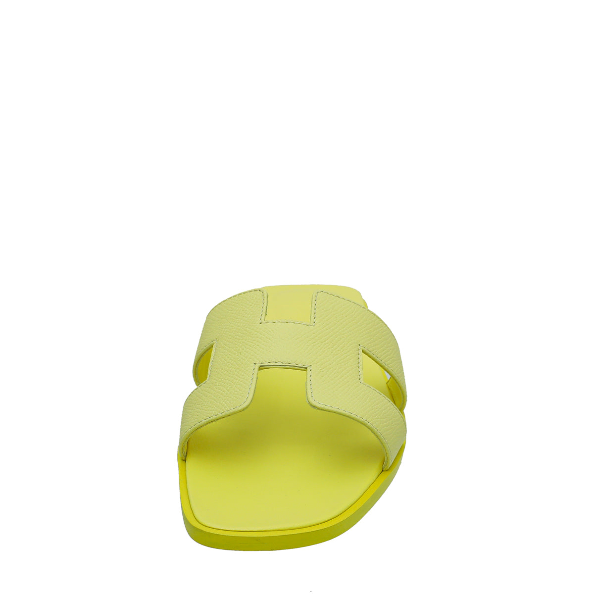 Hermes Jaune Curcuma Oran Sandals 39-Hermes-THE CLOSET