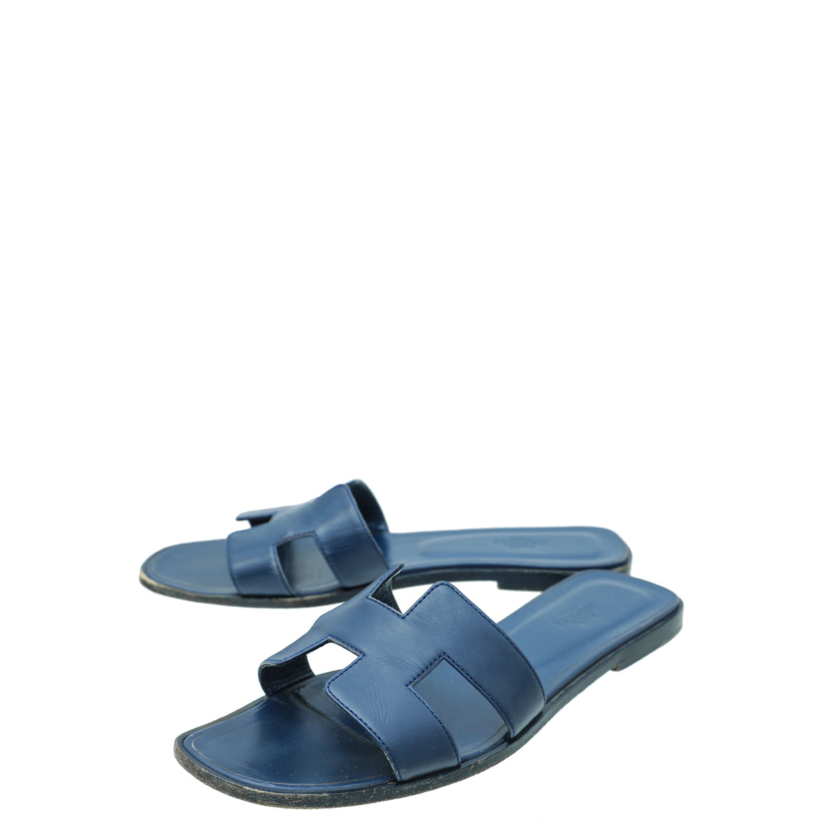 Hermes Royal Blue Oasis Sandals 40