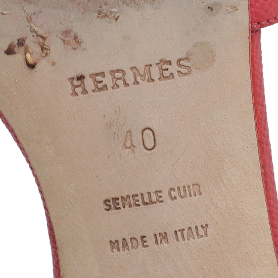 Hermes Casaque Oasis Sandals 40