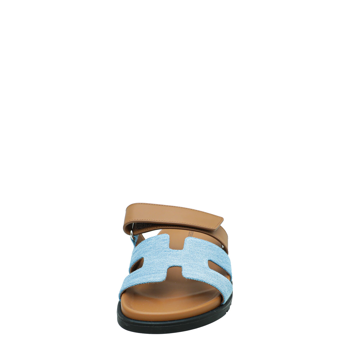 Hermes Bicolor Denim Chypre Sandal 37-Hermes-THE CLOSET