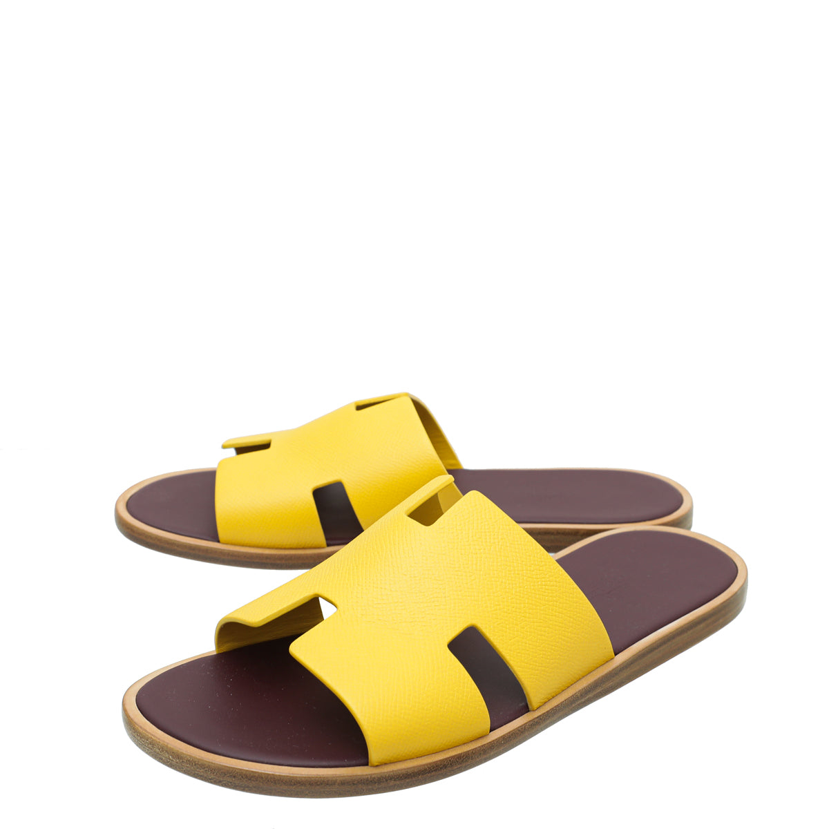 Hermes Bicolor Izmir Epsom Leather Sandal 42-Hermes-THE CLOSET