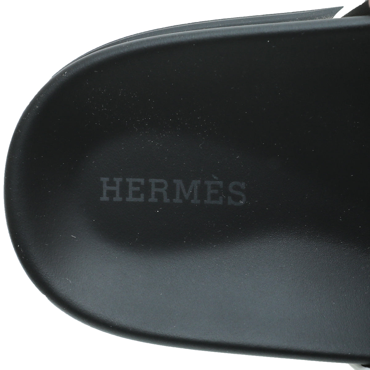 Hermes Blanc Chypre Sandal 39