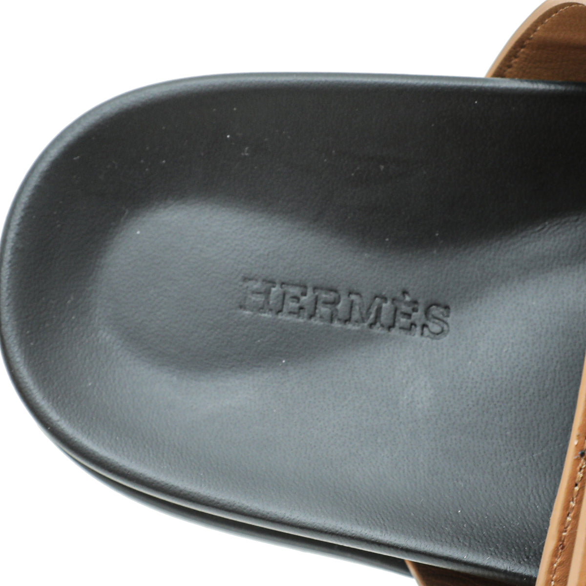 Hermes Natural Chypre Sandal 36