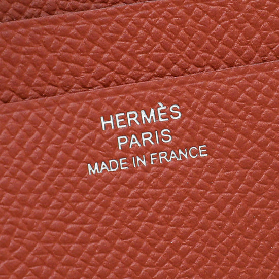 Shop HERMES MC2 MC² Copernic wallet Epsom calfskin Trench by