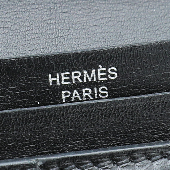 Hermes Noir Bearn Box Wallet