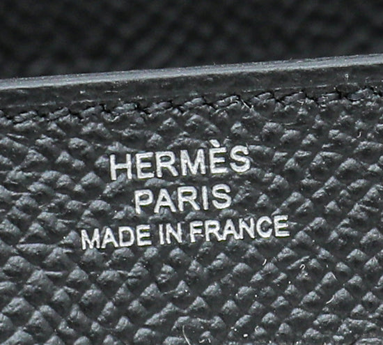 Hermes Noir Kelly To Go Wallet