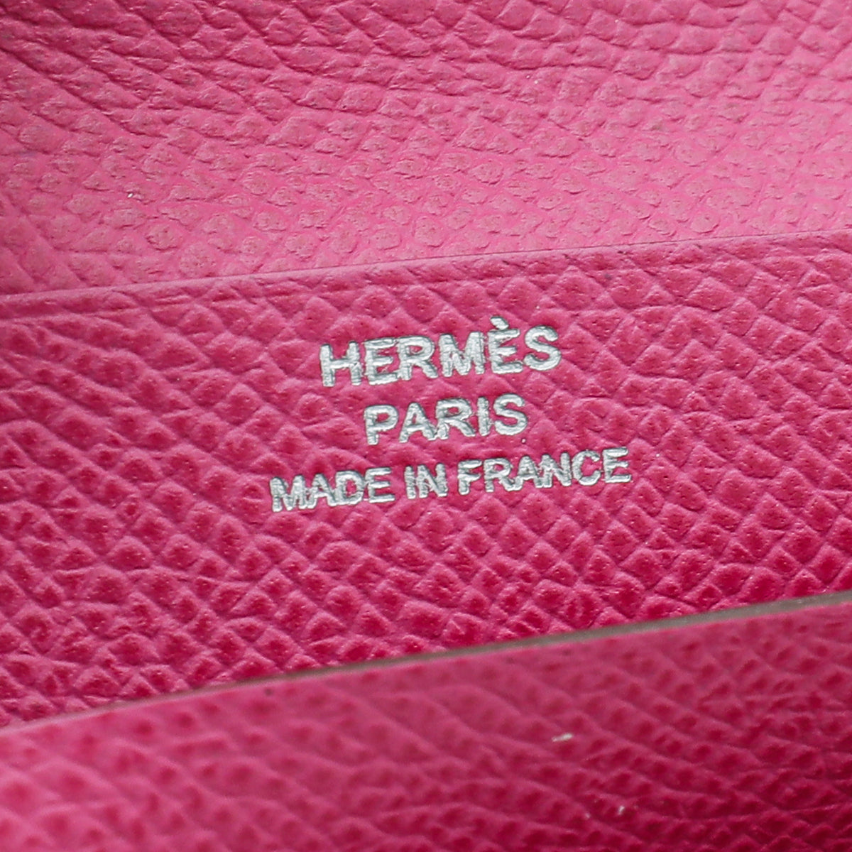 Hermes Cyclamen Bearn Wallet