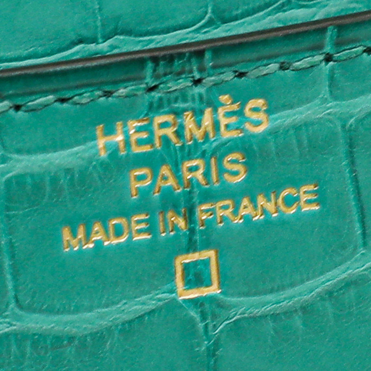 Hermes Vert Jade Matte Alligator Constance To Go Wallet – The Closet