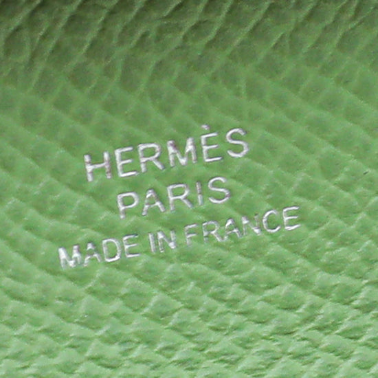 Hermes Vert Criquet Bastia Change Epsom Purse