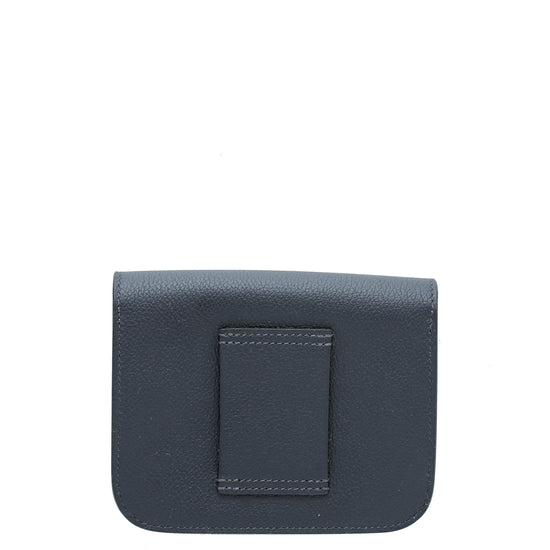 Hermès Constance Slim wallet $2,925 Bleu De Prusse Evercolor H082214CC7P