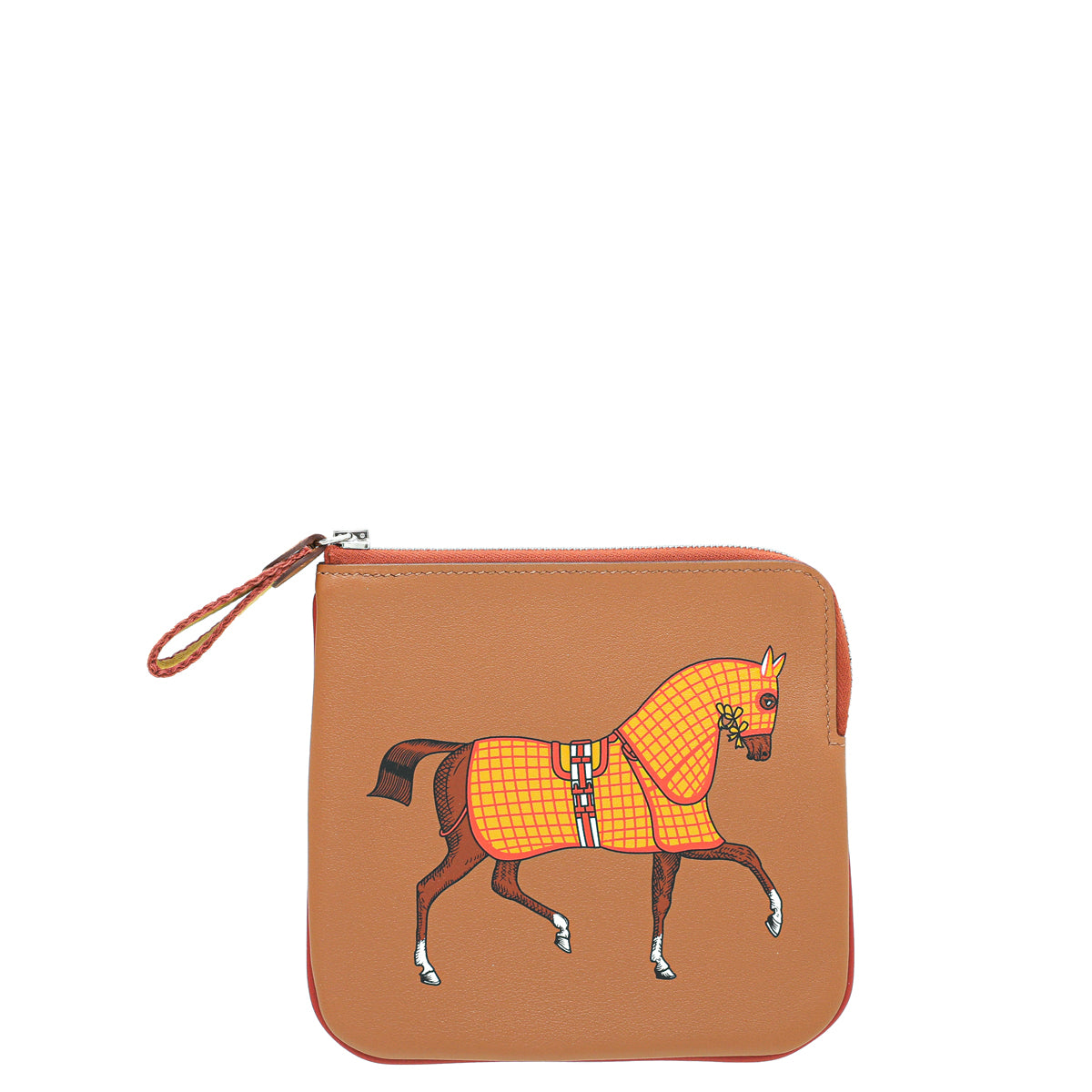 Hermes Gold Ambre Couverture Nouvelle Carre Pocket Pouch-Hermes-THE CLOSET