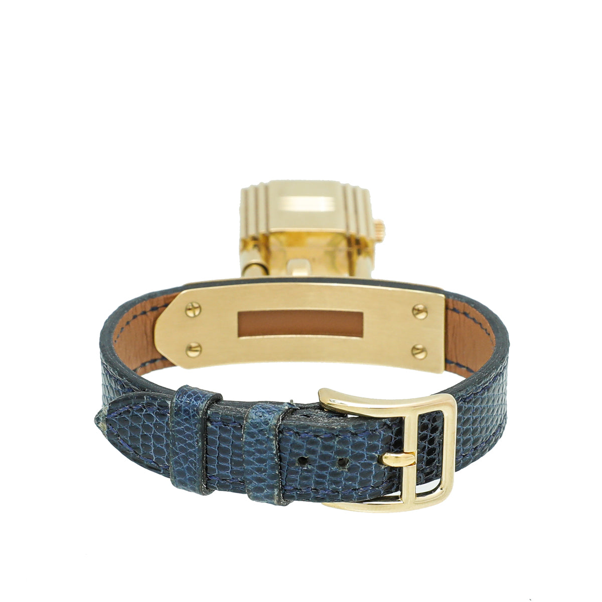 Hermes Gold Cadenas En Plaqué Single Strap Quartz Kelly Watch-Hermes-THE CLOSET