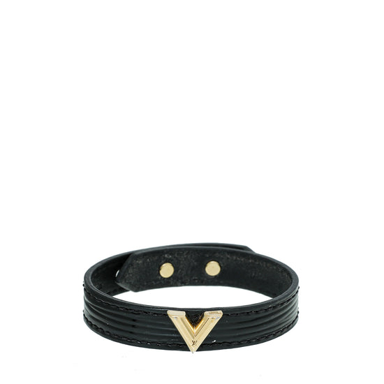Louis Vuitton Noir Vernis Essential V Bracelet – The Closet