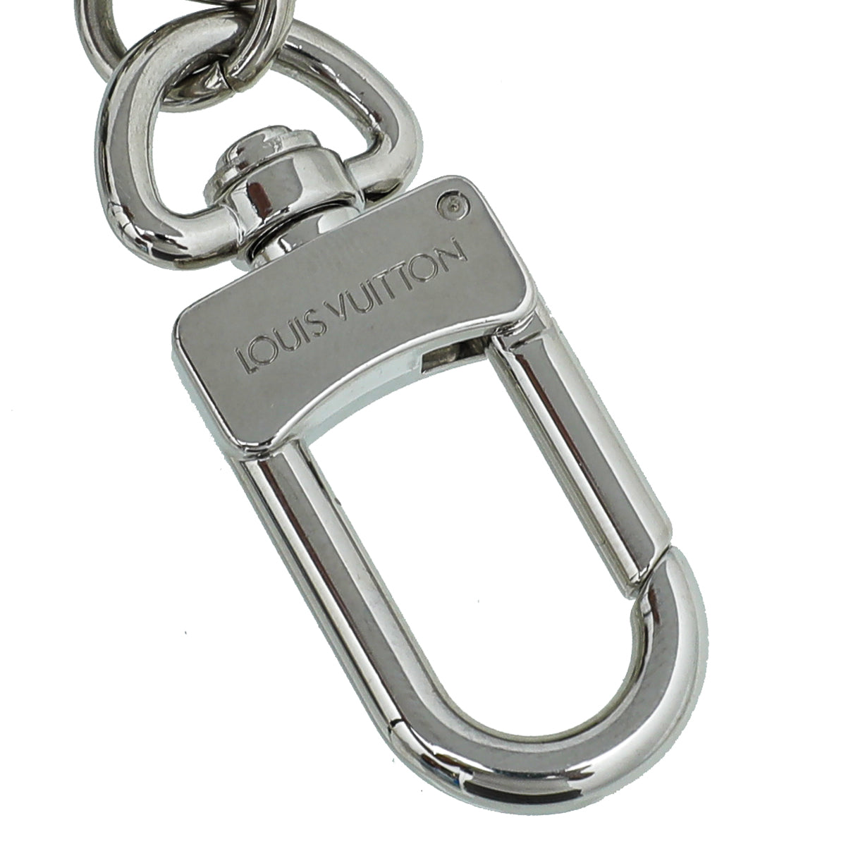 LOUIS VUITTON LV Rainbow Bag Charm Key Holder MP2464 Silver