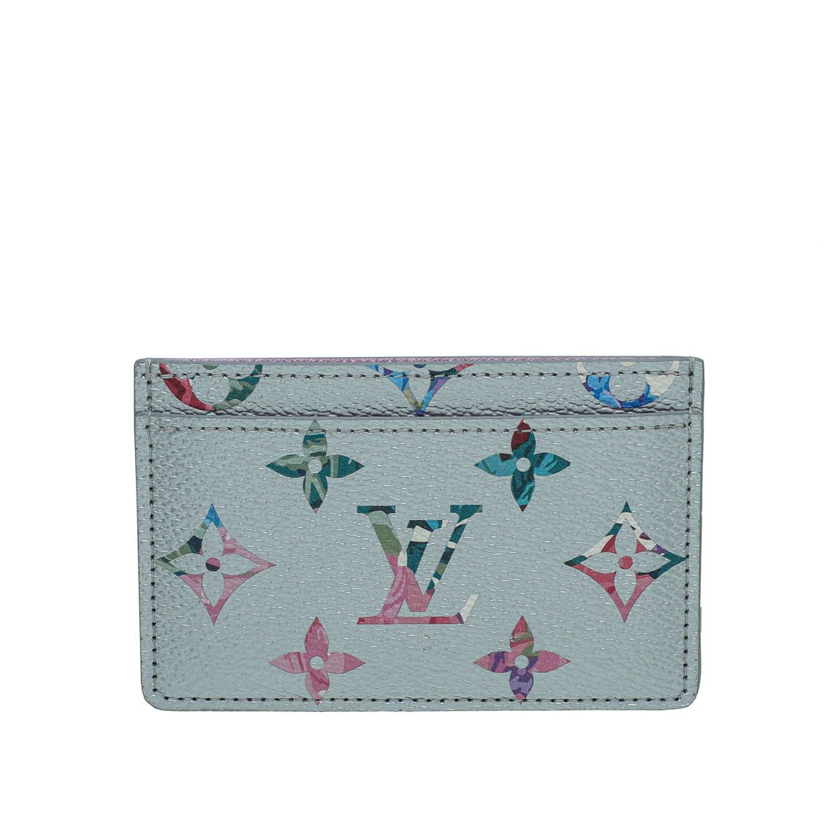 Louis Vuitton Metallic Monogram Garden Card Holder-Louis Vuitton-THE CLOSET