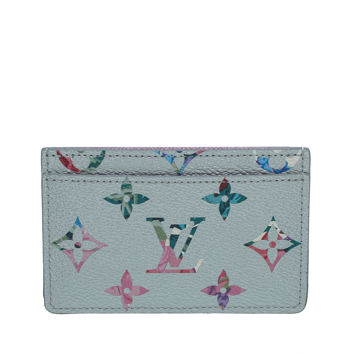 Louis Vuitton Metallic Monogram Garden Card Holder-Louis Vuitton-THE CLOSET