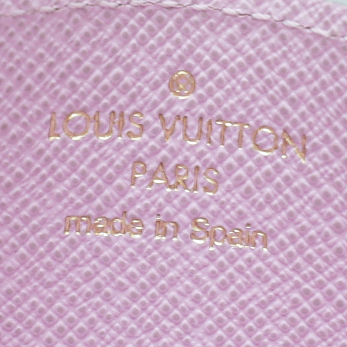 Louis Vuitton LV Card holder Garden new Silvery Leather ref.615449