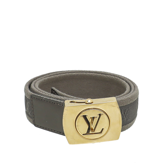 Louis Vuitton Taupe Monogram Fortune Sangle Belt 36
