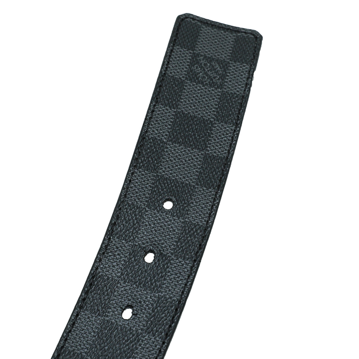 Load image into Gallery viewer, Louis Vuitton Ebene Graphite Initial Belt 38
