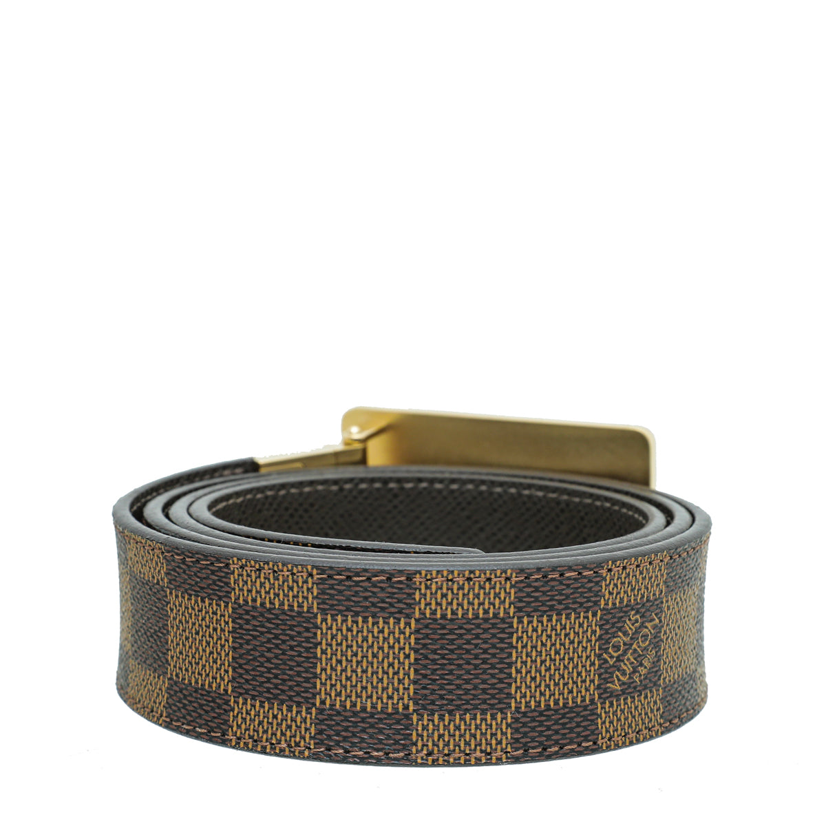 Louis Vuitton Ebene Inventeur Reversible Belt 38-Louis Vuitton-THE CLOSET