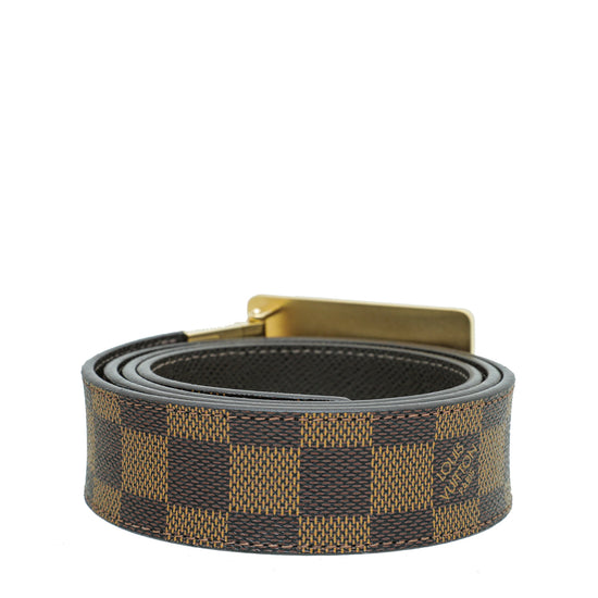 Louis Vuitton Belt (Mens Preowned Inventeur Buckle White LV Belt
