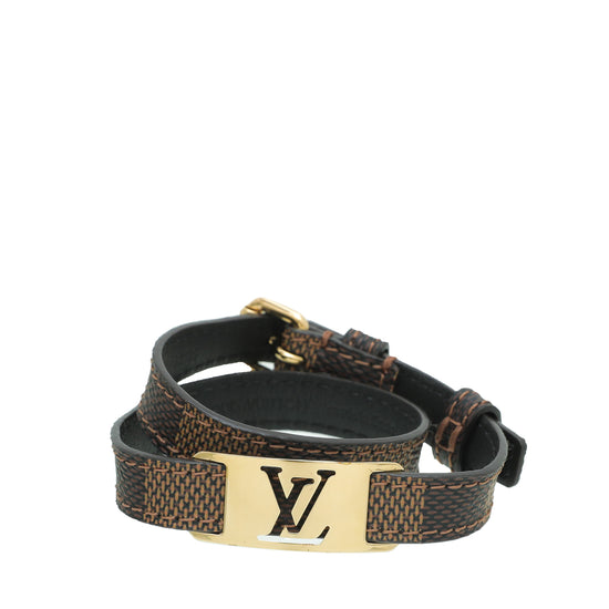 Louis Vuitton Ebene Sign It Bracelet 19 – The Closet